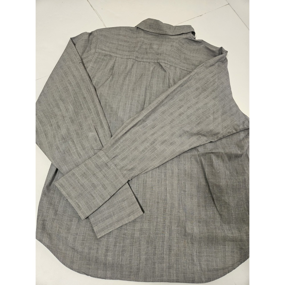 Pendleton Plus Women's 16W Grey Glen Plaid Button Down 100% Cotton Long Sleeve - Picture 7 of 12
